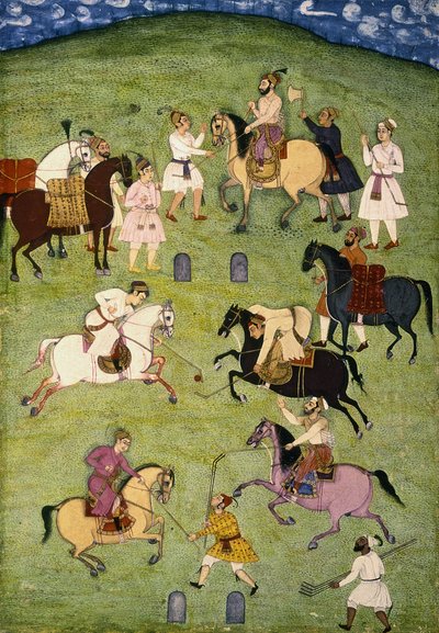 A Game of Polo, from the Large Clive Album by Indian School